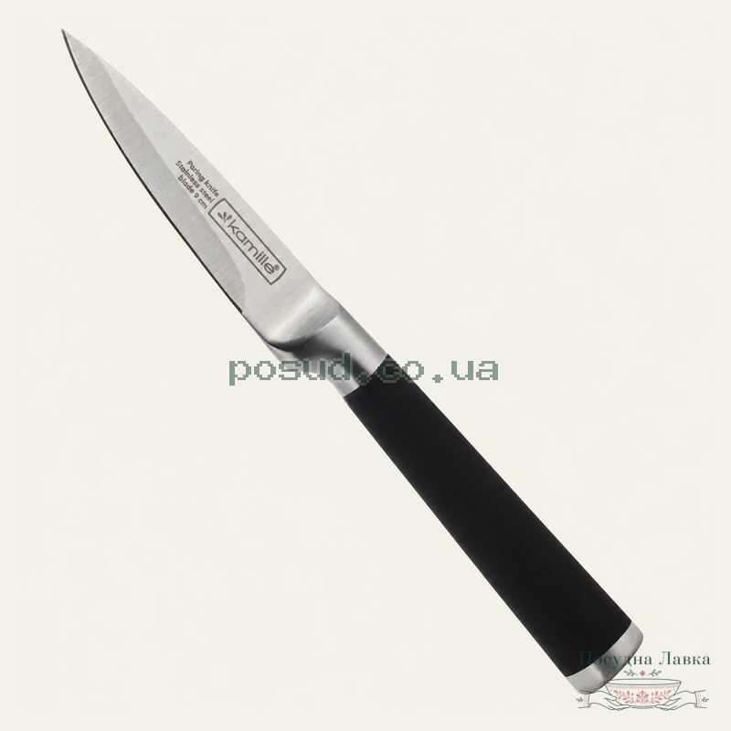 Фото товару «Ніж овочевий Kamille Profi KM-5194, лезо 9 см, Soft Touch»