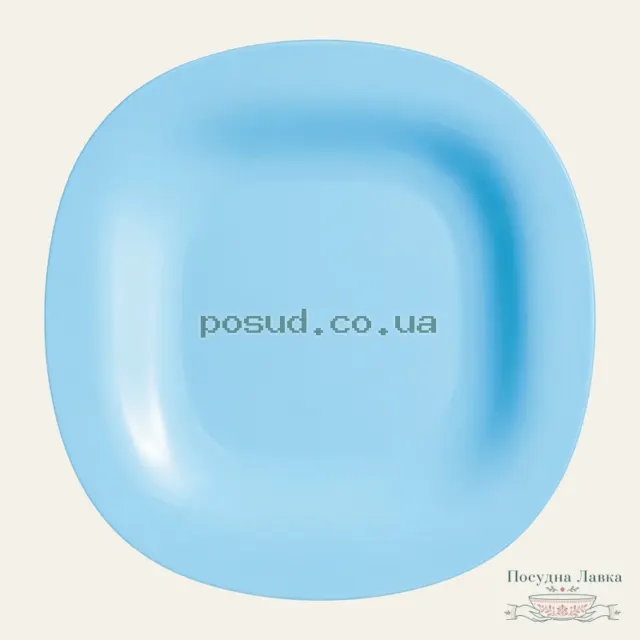 Фото товару «Тарілка десертна Luminarc Carine Light Blue P4245, 19 см»
