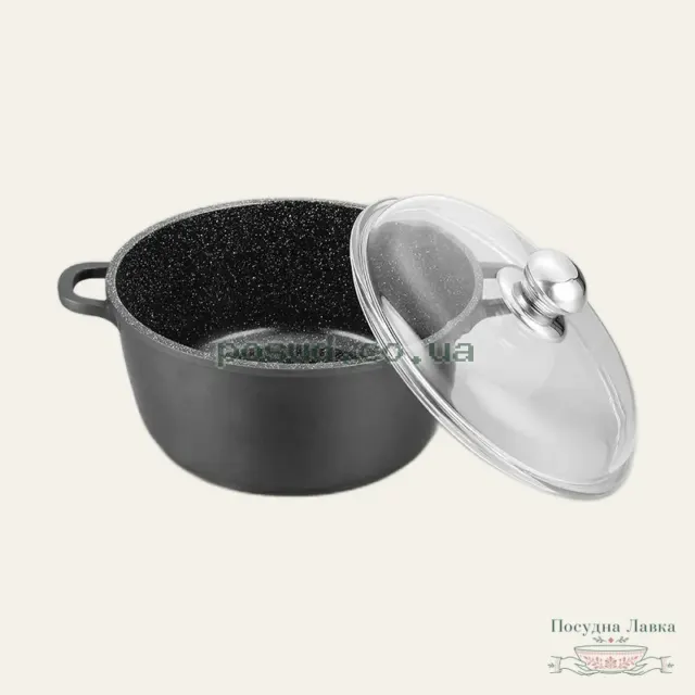 Каструля Maestro MR-4628C, 5,8 л, 28 см, з керамічним покриттям Greblon Ceram