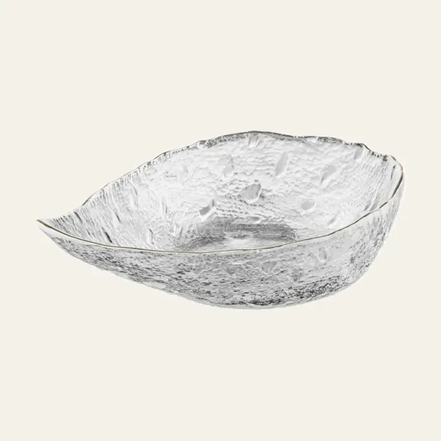 Фото товару «Салатник Ardesto Leaf, 17,5 см, скло, прозорий, AR5008»
