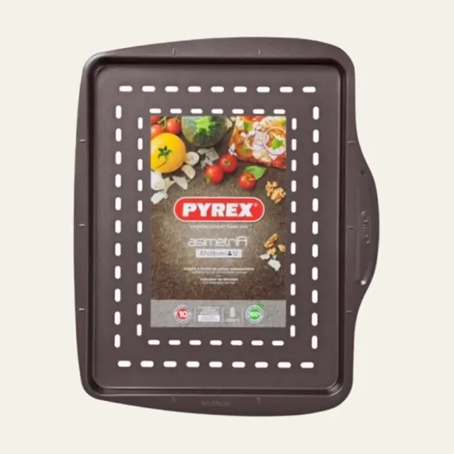Форма металева прямокутна для піци Pyrex Asimetria, 37 × 28,5 см, AS37BZ0/7146