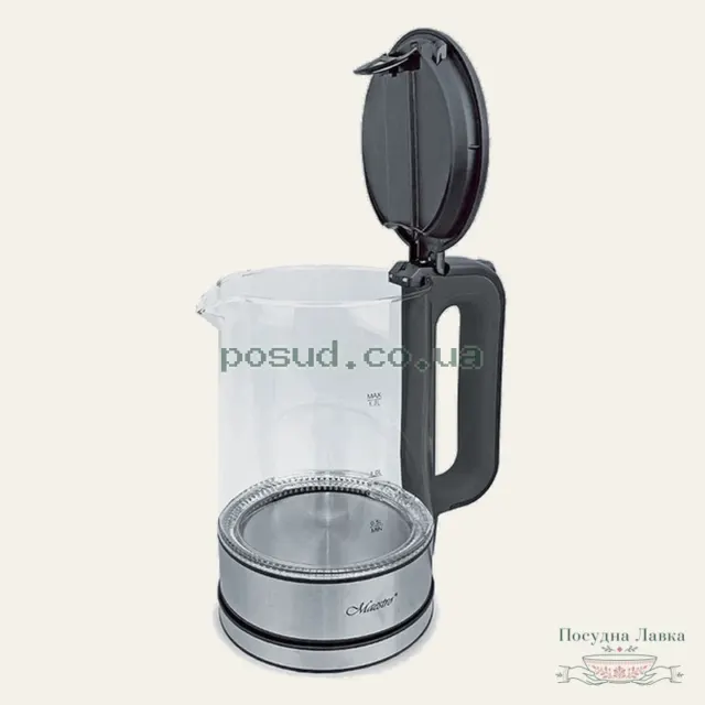 Фото товару «Електрочайник Maestro MR-053-BLACK, 1,7 л, 2200 Вт»