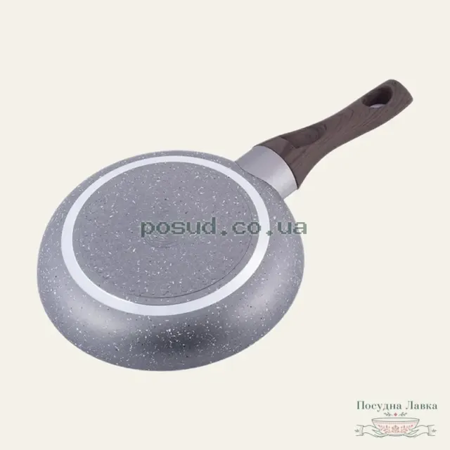 Фото товару «Сковорідка Kamille Grey Marble KM-4160, 20 см»