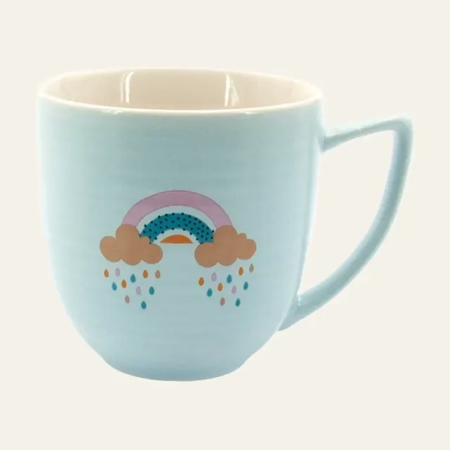 Кухоль порцеляновий Milika Darling Rainbow, 400 мл, M0520-KLU9-S209D