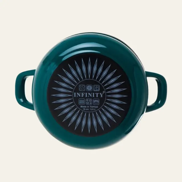 Каструля зі скляною кришкою Infinity SD-1623 Ment, 6 л, Ø 24 см, 6873751
