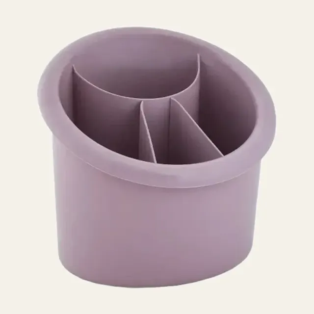 Підставка для столових приборів овальна Алеана 15,3 × 12 × 15,5 см (фрезія), 167094