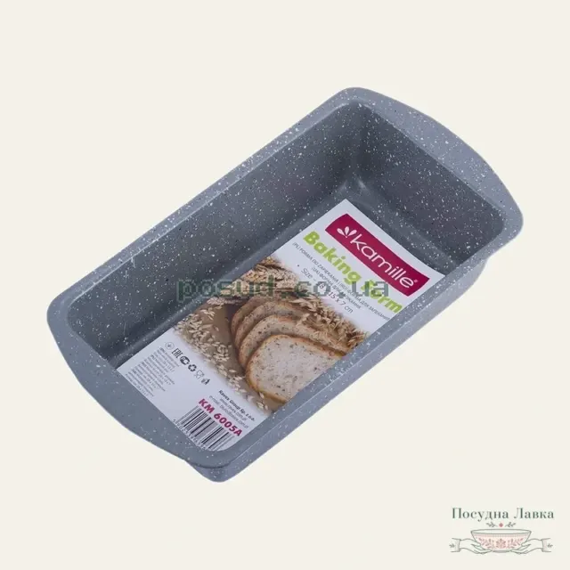 Фото товару «Форма для хліба Kamille KM-6005A, 28 × 15 × 7 см»