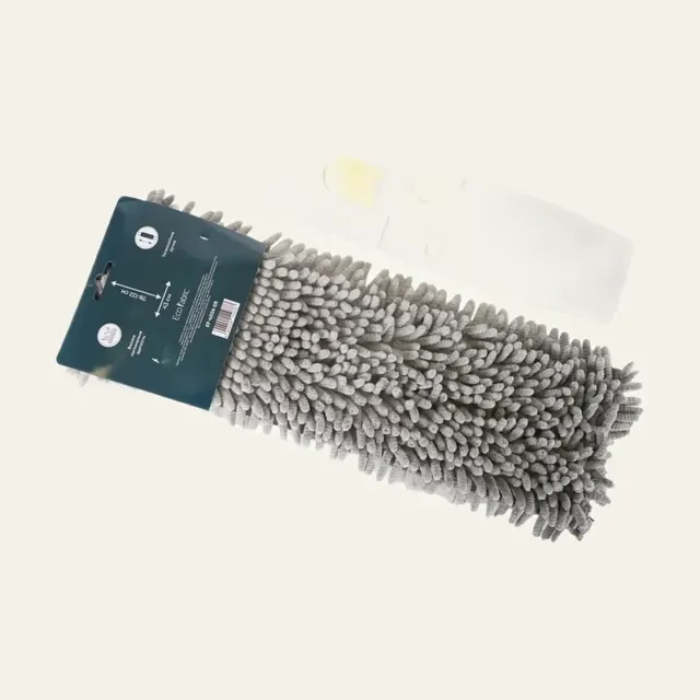 Швабра з мікрофіброю та телескопічною ручкою Eco Fabric EF-4026 78–122 см, сіра, EF-4026-SR