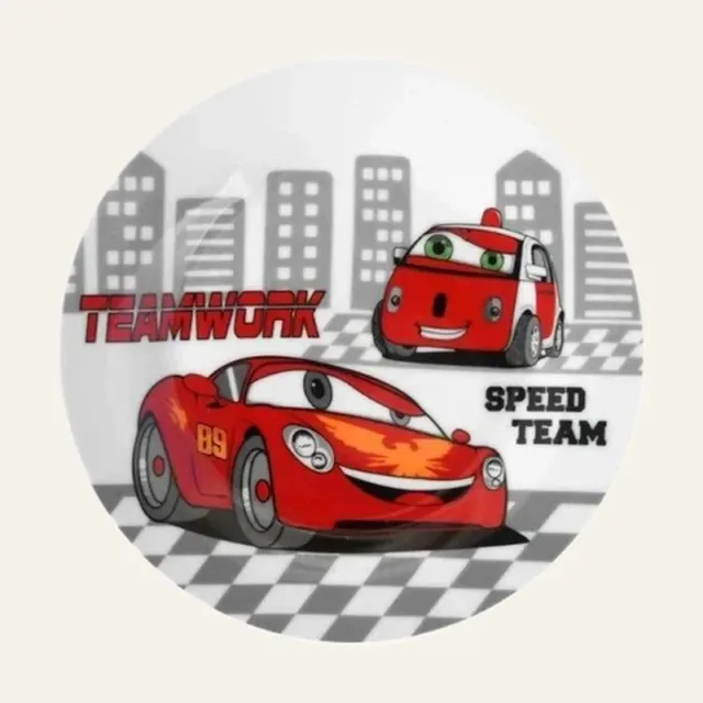 Тарілка обідня Limited Edition CARS, 18 см, YF6032-1