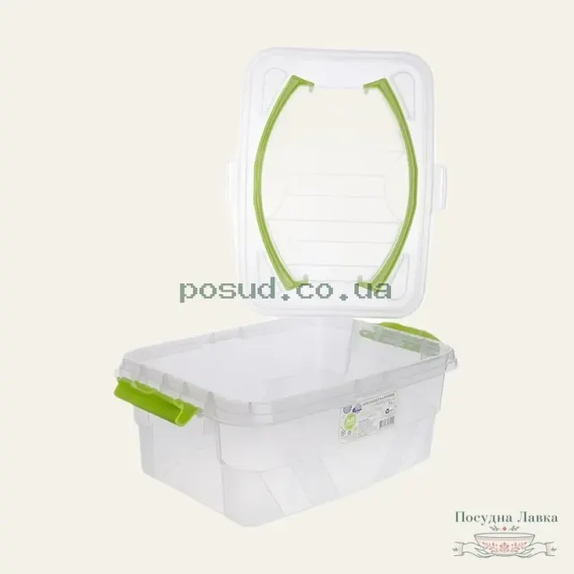 Харчовий контейнер Ал-Пластик Handy Box Ал 42, 9 л, з ручками