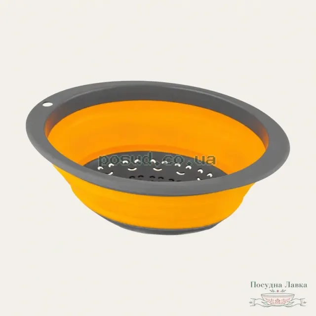 Друшляк складаний із пластику та силікону Qlux, 29,5 × 23 × 3 см, L-00570