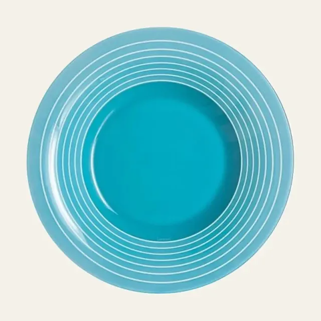 Фото товару «Тарілка Luminarc Factory Blue, десертна кругла, 19,5 см P3623»