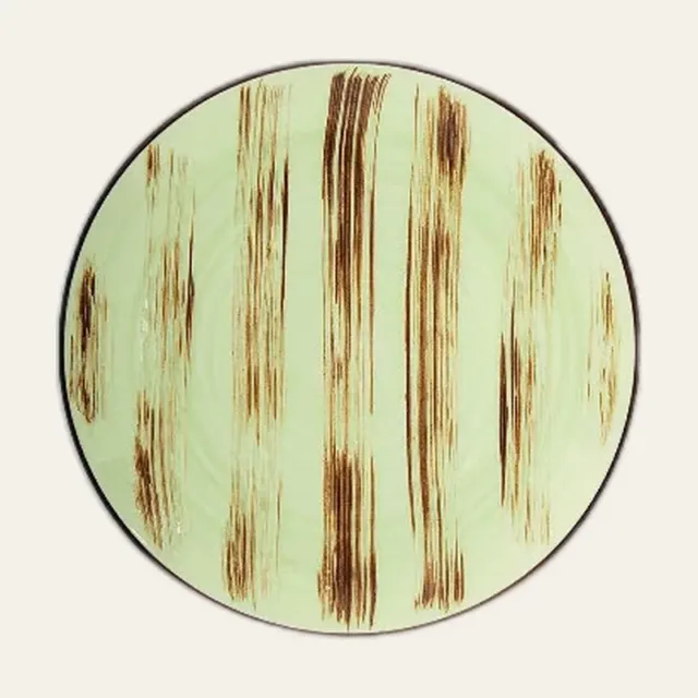 Тарілка Wilmax Scratch Pistachio, кругла, 18 см, WL-668111 / A