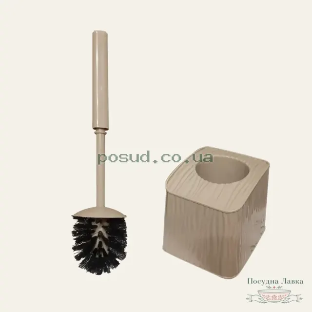 Йоржик для унітаза Özer WAVY OZER-DL-008 з підставкою, лате