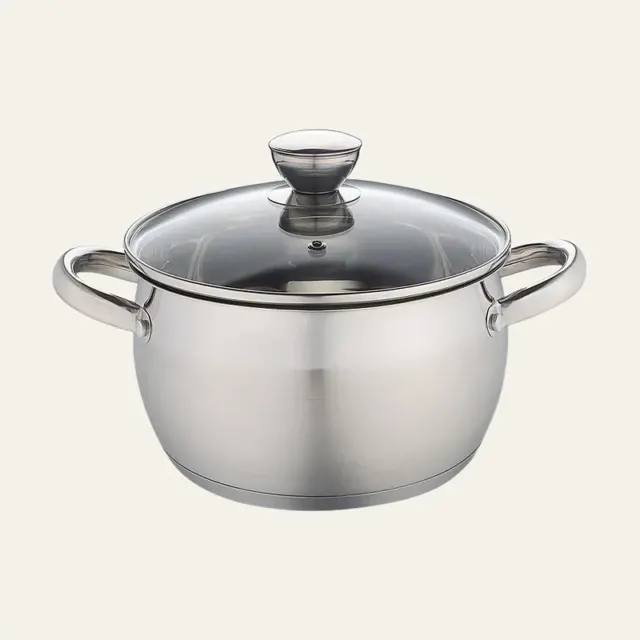 Каструля Lessner 55865-20 з нержавіючої сталі, 3,9 л, Ø 20 см