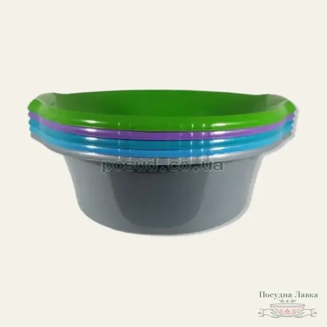 Круглий таз Plastic’s Craft ПГ-1046, 24 л, кольори в асортименті