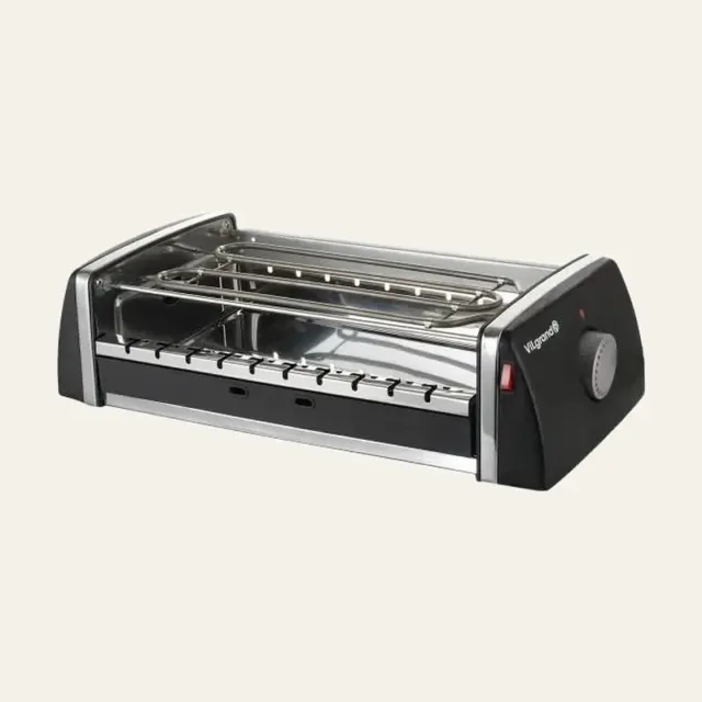 Фото товару «Електрошашличниця-мультигриль ViLgrand V-1507 GB hotdog (1500 Вт 3 в 1)»