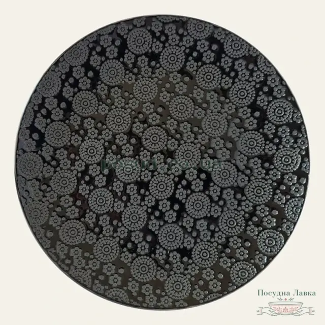 Фото товару «Тарілка десертна кругла Astera Japan Black, 20 см, A0670-JB002»