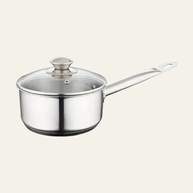 Ківш Con Brio 1008-CB, 1 л, з кришкою, 14 × 7 см