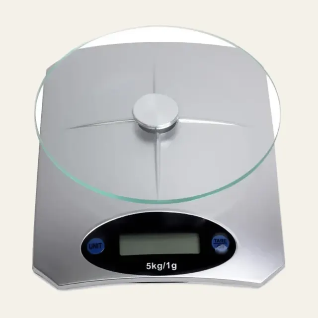 Фото товару «Ваги кухонні електронні Kamille KM-7104 зі скляною платформою»