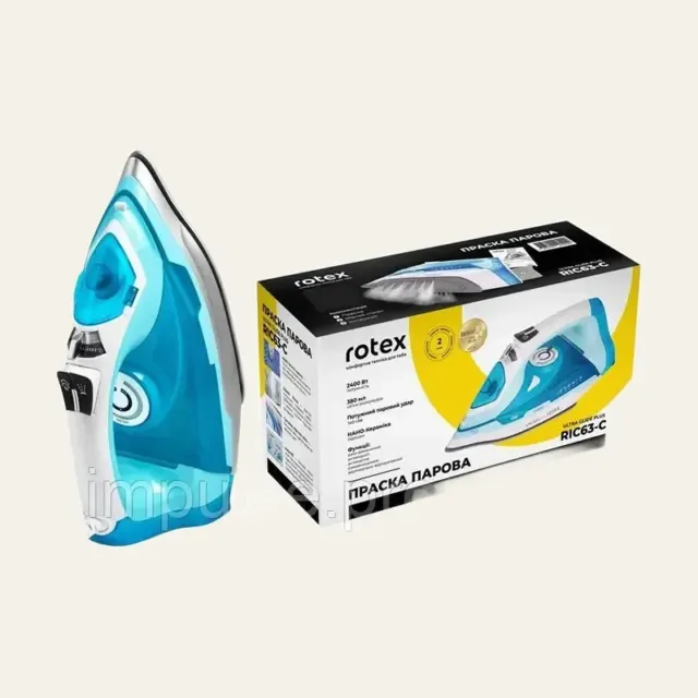 Фото товару «Праска Rotex Ultra Glide Plus RIC63-C, 2400 Вт»