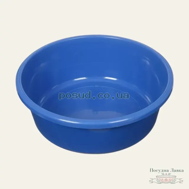 Круглий господарський таз Plastic’s Craft ПГ-1054/2, 35 л, кольори в асортименті