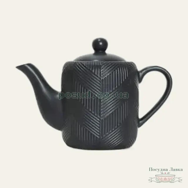 Чайник заварювальний Maestro Geometry Black MR-20003-08, 0,8 л