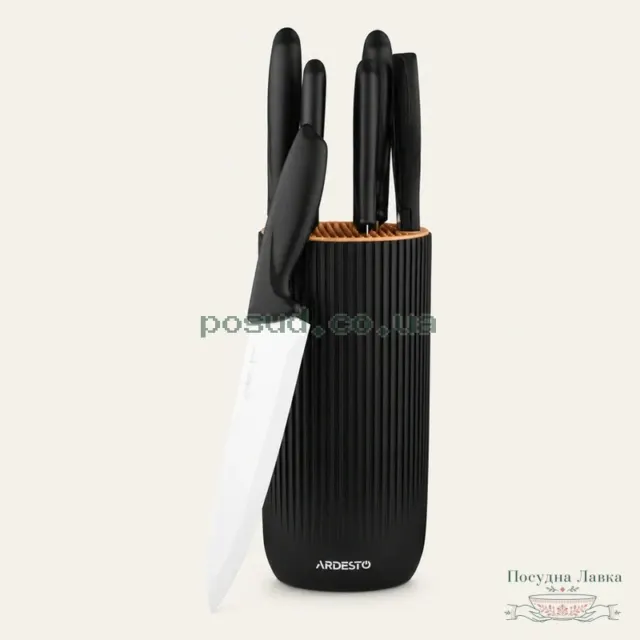 Набір ножів Ardesto Gemini AR2107BL, 7 предметів, чорний