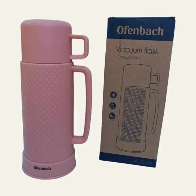Фото товару «Термос Ofenbach, зі скляною колбою, 600 мл, 101324»