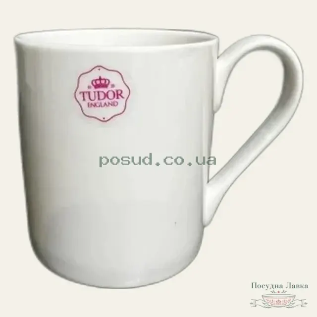 Кухоль Tudor TU0472, 230 мл, білий, гладкий