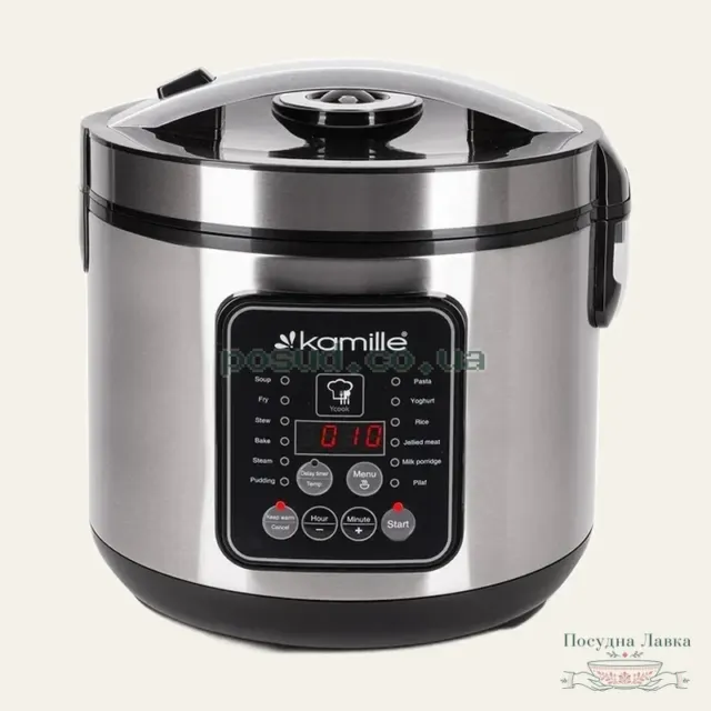 Мультиварка Kamille KM-6831, 5 л, 700 Вт, 13 програм