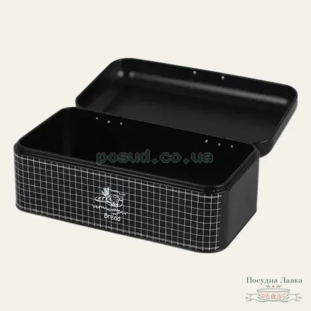 Хлібниця Maestro Simple Living MR-1774, 42 × 24,8 × 16,5 см, чорна
