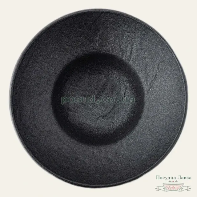 Фото товару «Тарілка глибока Wilmax Slatestone Black WL-661113/A, 22,5 см, 1100 мл»