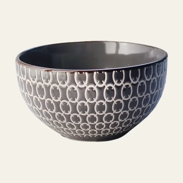 Фото товару «Салатник Los’K «Papercut Grey» Ø 13,5 см, L0450-3B-012-B»