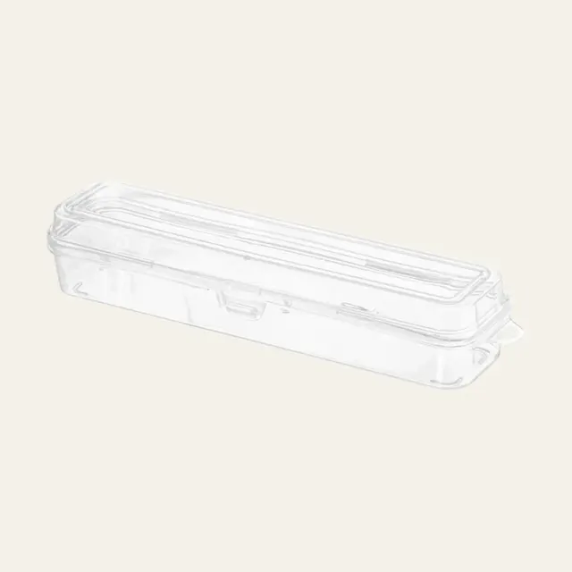 Контейнер для зубних щіток Bager BG-762 W TERRA White, пластиковий, 23,5 × 6 × 4,5 см