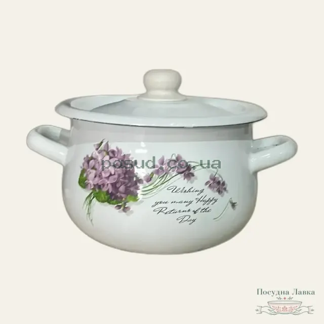 Каструля Idilia «Віола» І 1711/2, 2,4 л, молочна