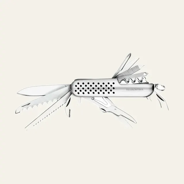 Фото товару «Ніж Tramontina Pocketknife складаний, мультитул 14 функцій»