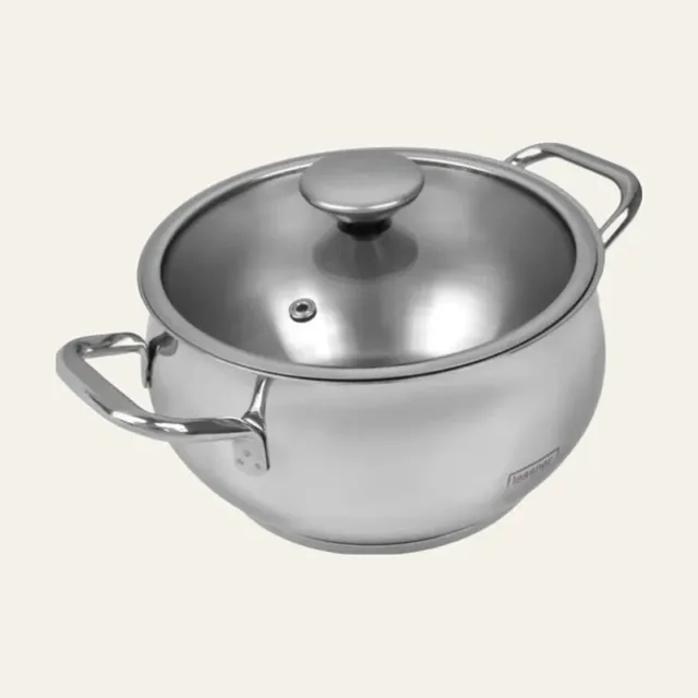 Каструля Lessner Ottimo 55879-18, з нержавіючої сталі, 2,45 л, Ø 18 см