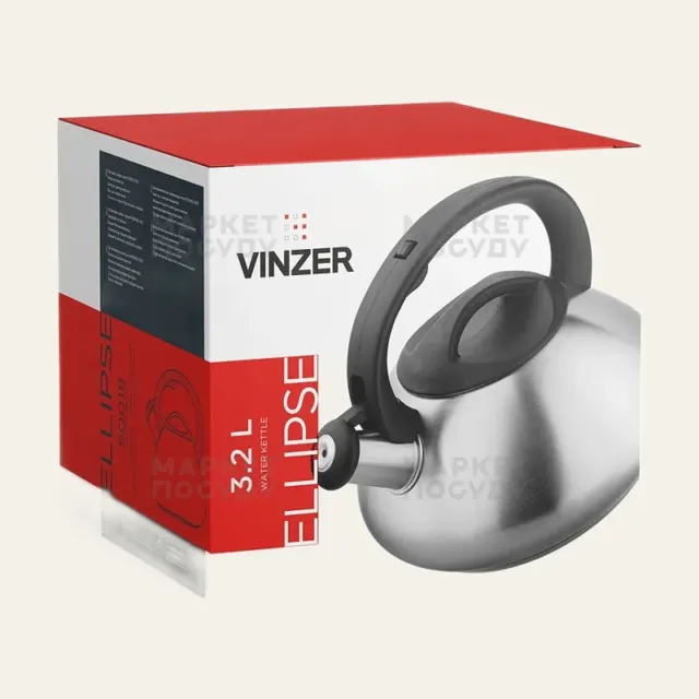 Фото товару «Чайник Vinzer Ellipse 50018, 3,2 л»
