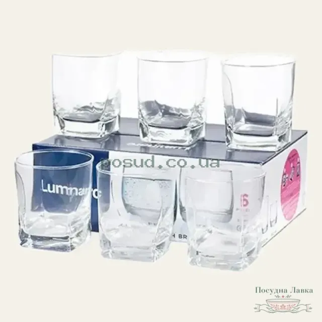 Фото товару «Набір склянок для віскі Luminarc Flame N0758, 300 мл, 6 шт.»