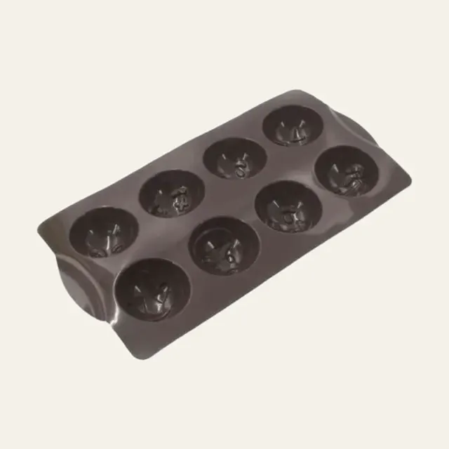 Форма силіконова Lessner Chef Choco 10244 для 8 кексів, 33 × 17,5 × 3 см