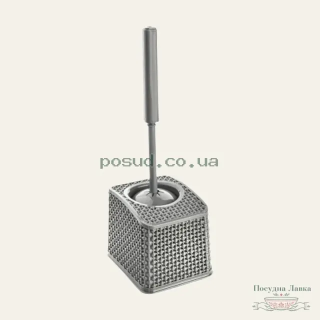 Йоржик для унітаза Özer Honeycomb OZER-N-011 з підставкою, сірий