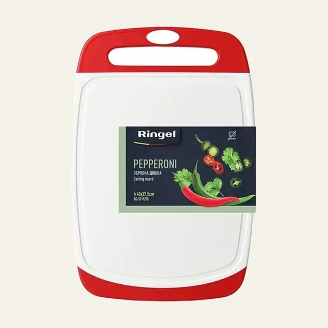 Фото товару «Дошка обробна Ringel Pepperoni 40 × 27,5 × 1 см, RG- 5117/70»
