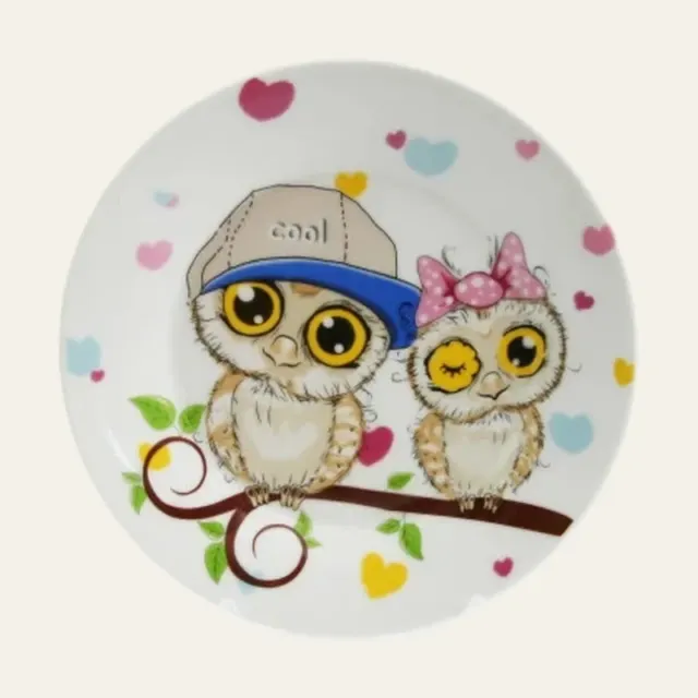 Фото товару «Тарілка десертна кругла Milika Owlet, 17,5 см»