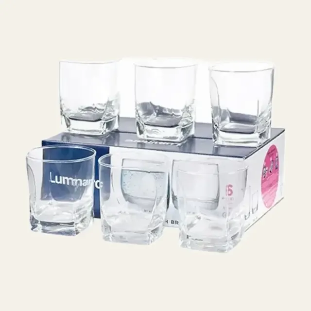 Фото товару «Набір склянок Luminarc Flame 300 мл, віскі, 6 шт., N0758»