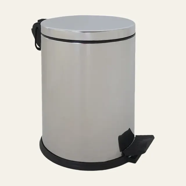 Відро для сміття з педаллю Eco Fabric, 12 л, нержавіюча сталь, EF-82274