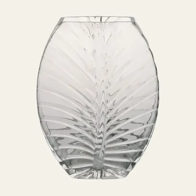 Ваза прозора скляна Viva Leaf, 25 см, A060206
