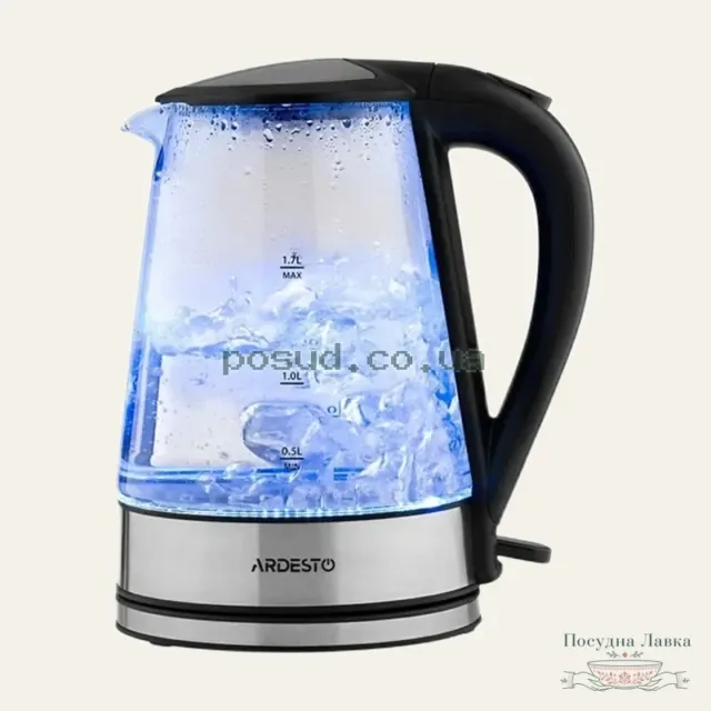 Електрочайник Ardesto EKL-F110, 1,7 л, 2150 Вт, Strix