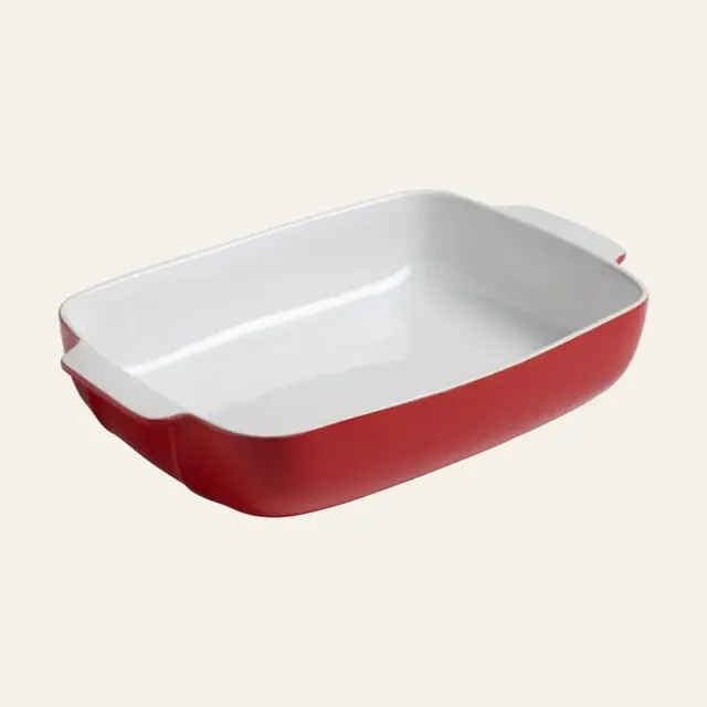 Форма прямокутна керамічна для запікання Pyrex Signature, 35 × 25 см, червона, SG35RR8/7644