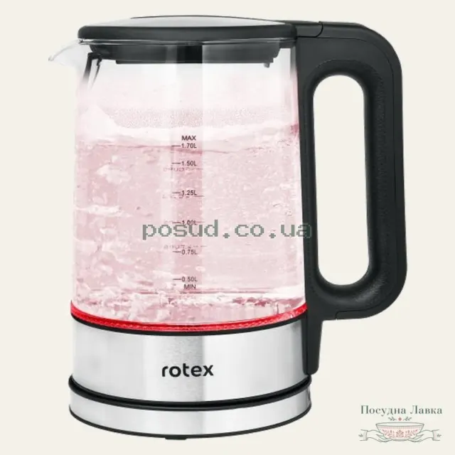 Фото товару «Електрочайник Rotex RKT85-GS Smart, 1,7 л, 2200 Вт»